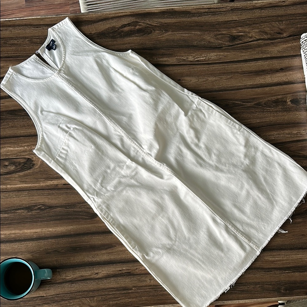 J. Crew Elegant White Dress